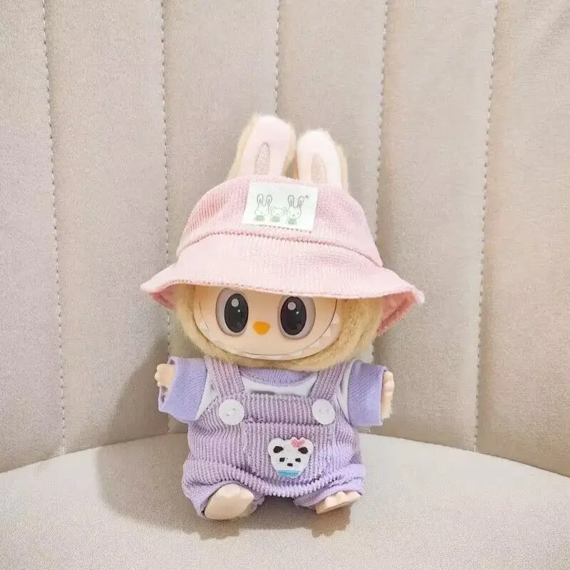 【Sale】17cm Sitting vinyl plush clothes for Dolls