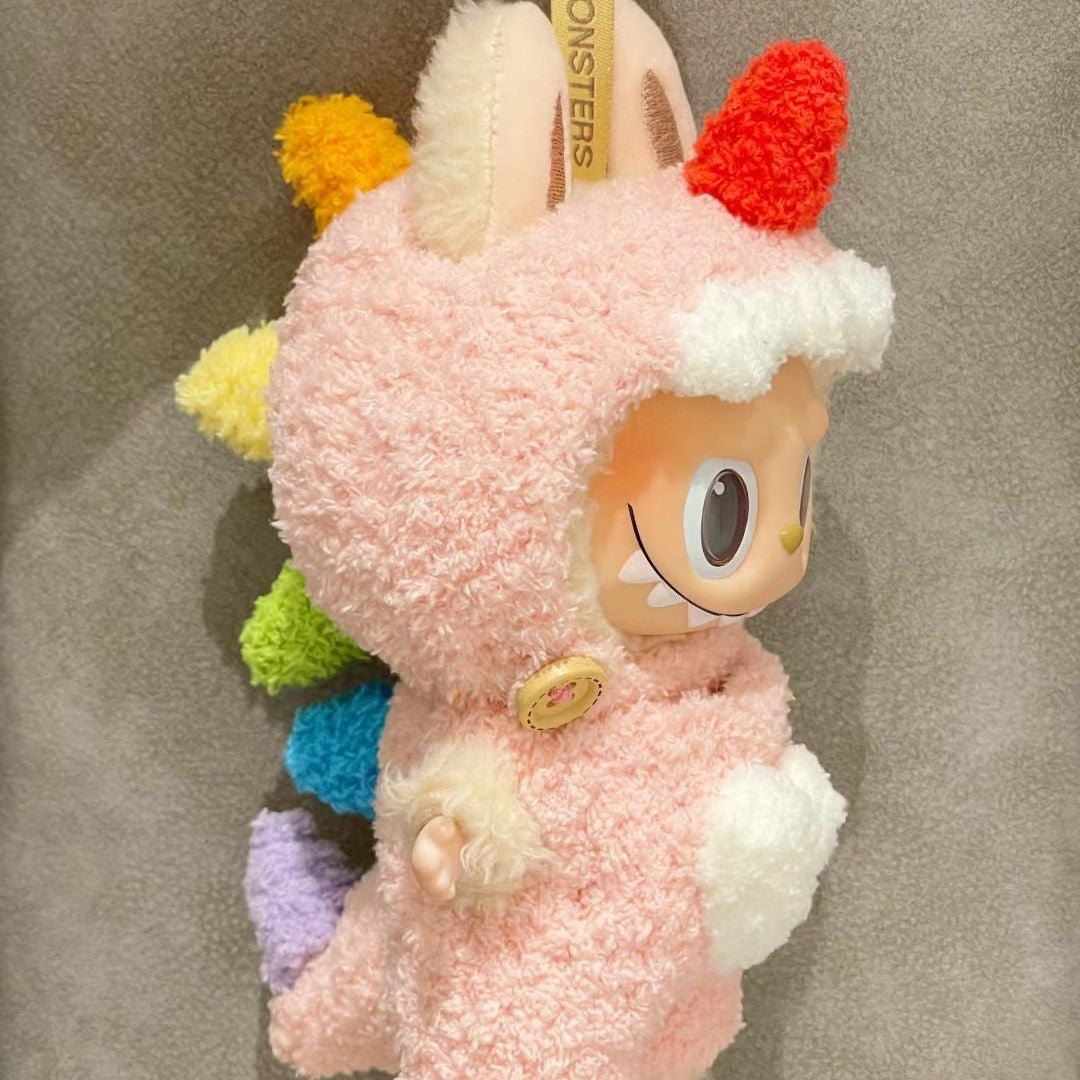 【Sale】17cm vinyl plush [Customized model clothes] Suitable Labubu Macaron Dolls