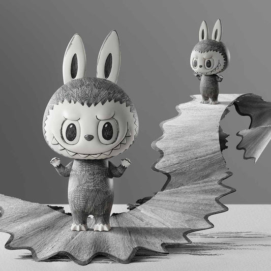 【Sale】MEGA LABUBU 400% Sketch