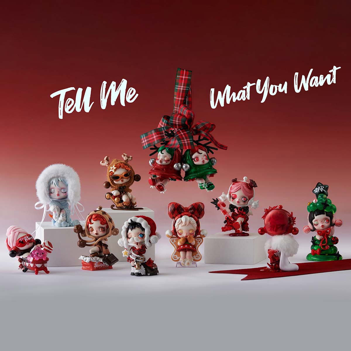 【Sale】SKULLPANDA Tell Me What You Want Series Blind Box Figures