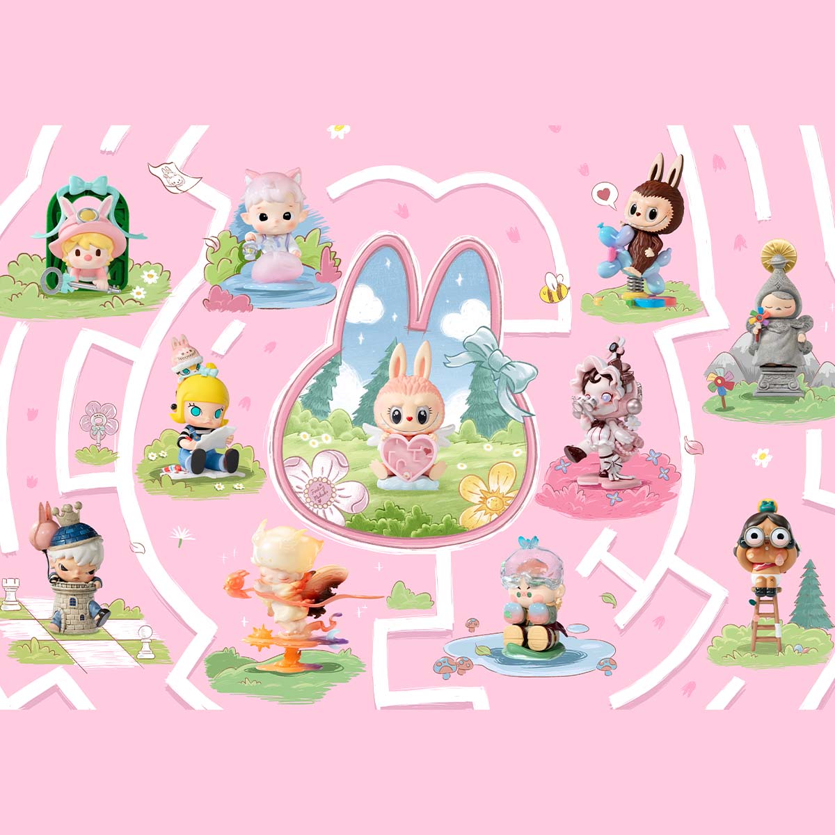 【Limited in BeiJing POPLAND】Finding MOKOKO Series Blind Box Figures