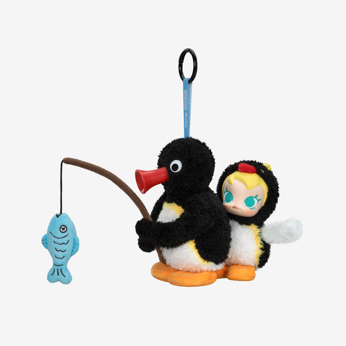 Baby Molly × Pingu Happy Fishing Series-Vinyl Plush Pendant Baby Molly × Pingu Happy Fishing Series-Vinyl Plush Pendant