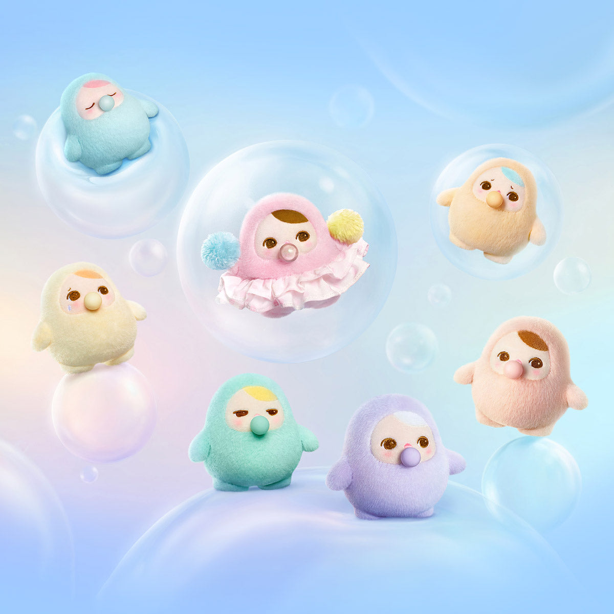 【Sale】PUCKY BEANIE BUBBLE UP SERIES-Plush Pendant Blind Box