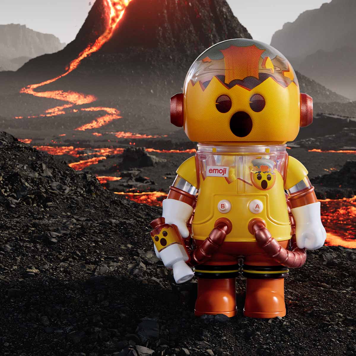 【Sale】MEGA SPACE MOLLY 100% × emoji™ Series