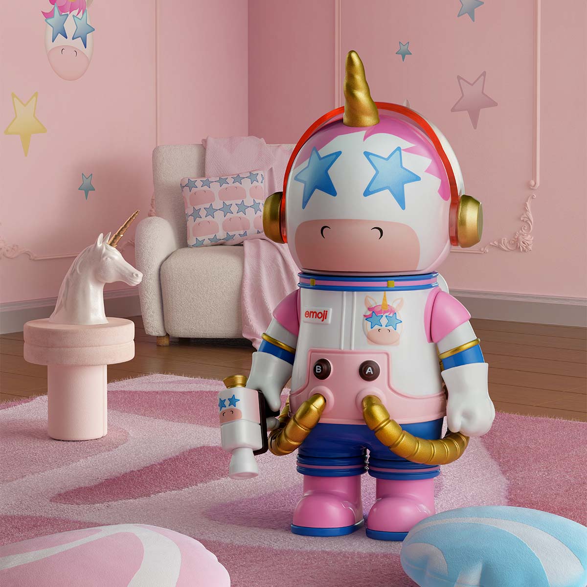【Sale】MEGA SPACE MOLLY 100% × emoji™ Series