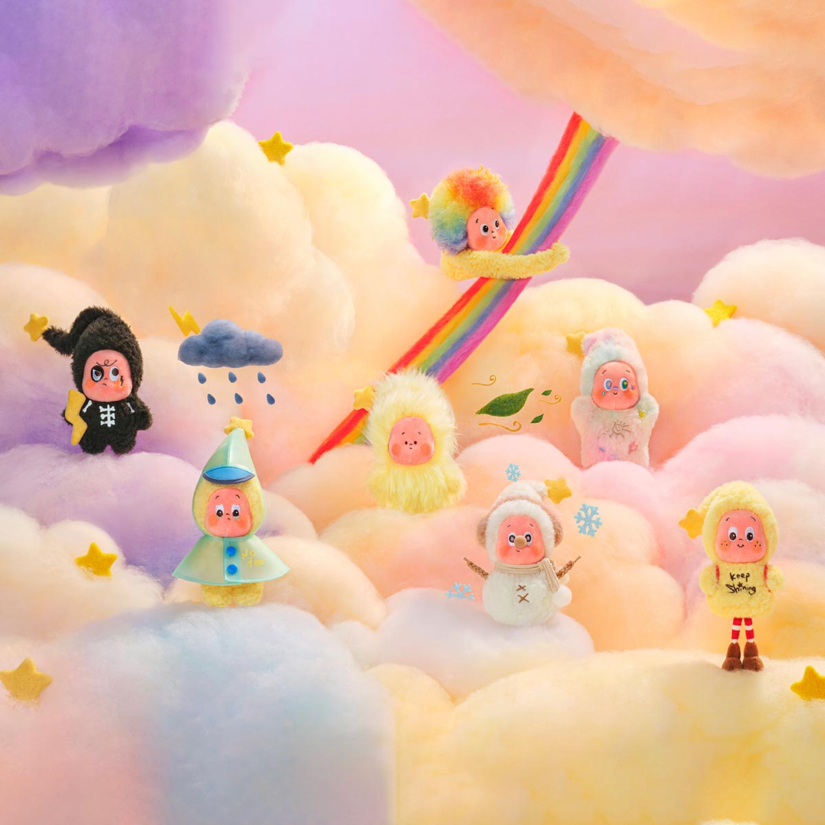 Twinkle Twinkle Sweet Dreams Forecast Series-Plush Pendant Blind Box