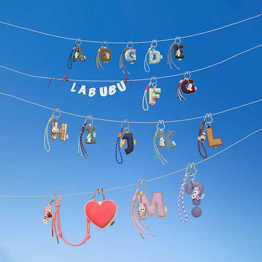 【Sale】THE MONSTER Pin for Love Series-Letter Pendant Blind Box（A-M and N-Z）