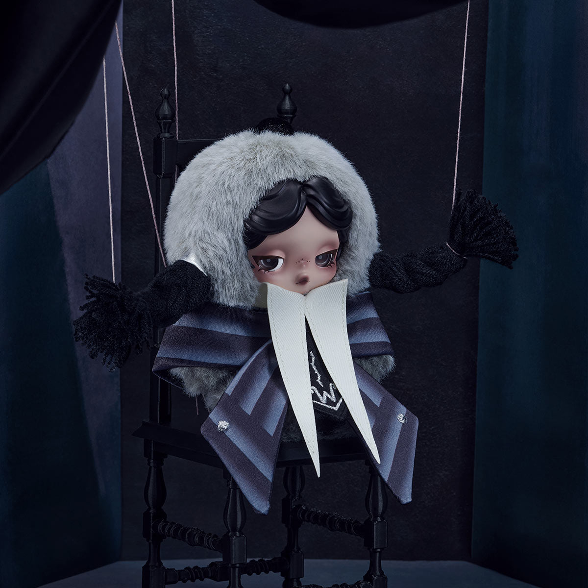 【Black Friday Sale】SKULLPANDA Plush Doll Pendant