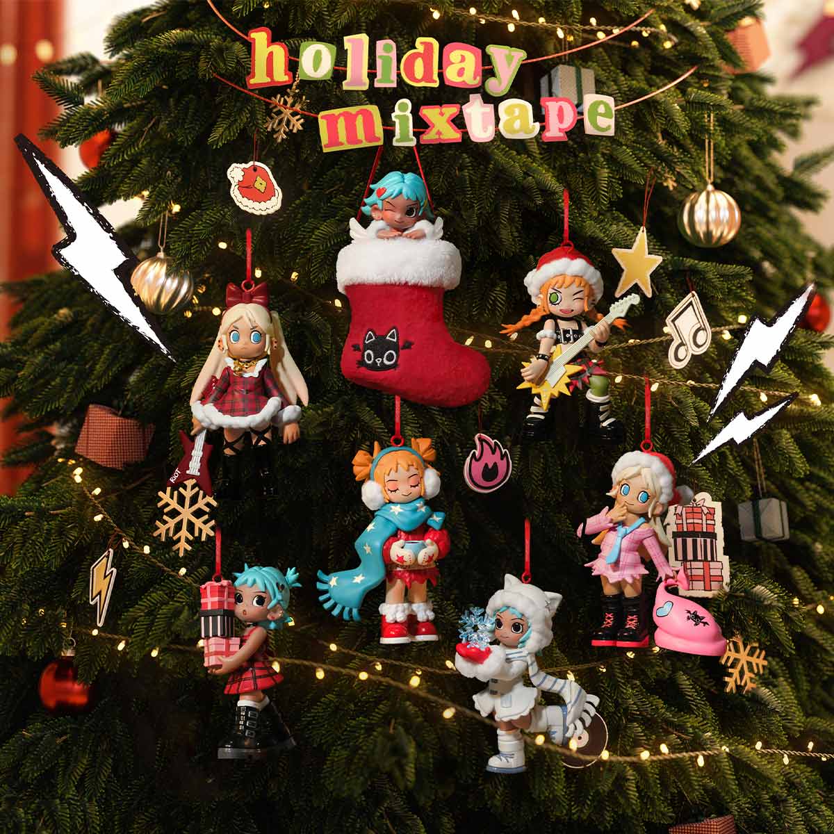 Lil Peach Riot Holiday Mixtape Series Blind Box Figures