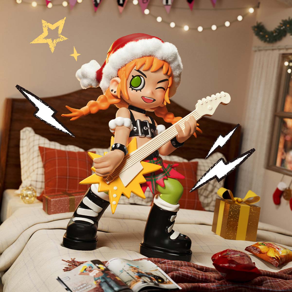 Lil Peach Riot Holiday Mixtape Series Blind Box Figures