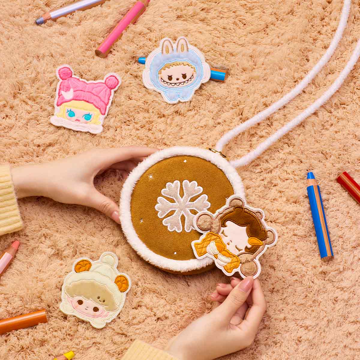POP BEAN Fluffy & Cozy Series-Decorative Charm Blind Box