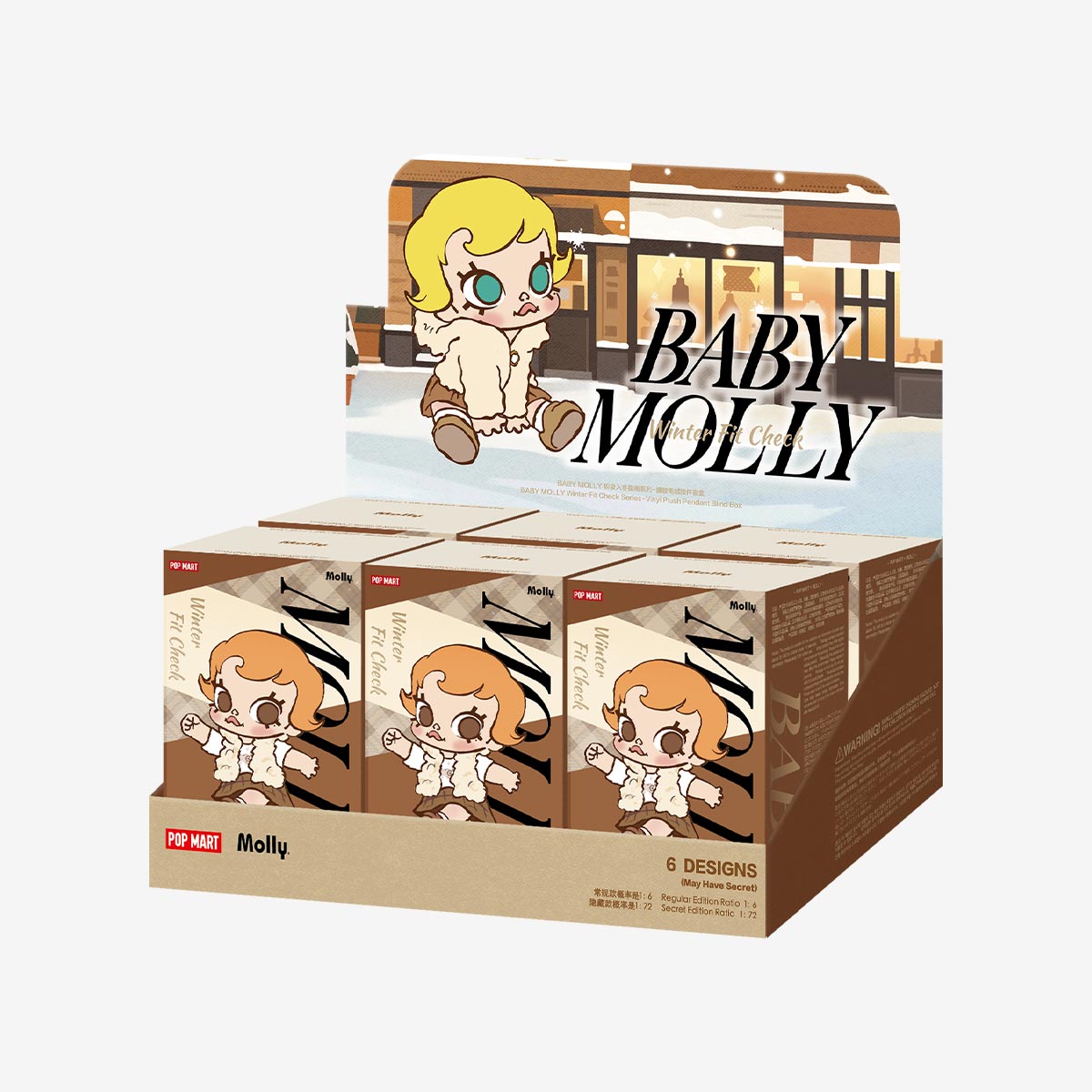 Baby Molly Winter Fit Check Series-Vinyl Plush Pendant Blind Box