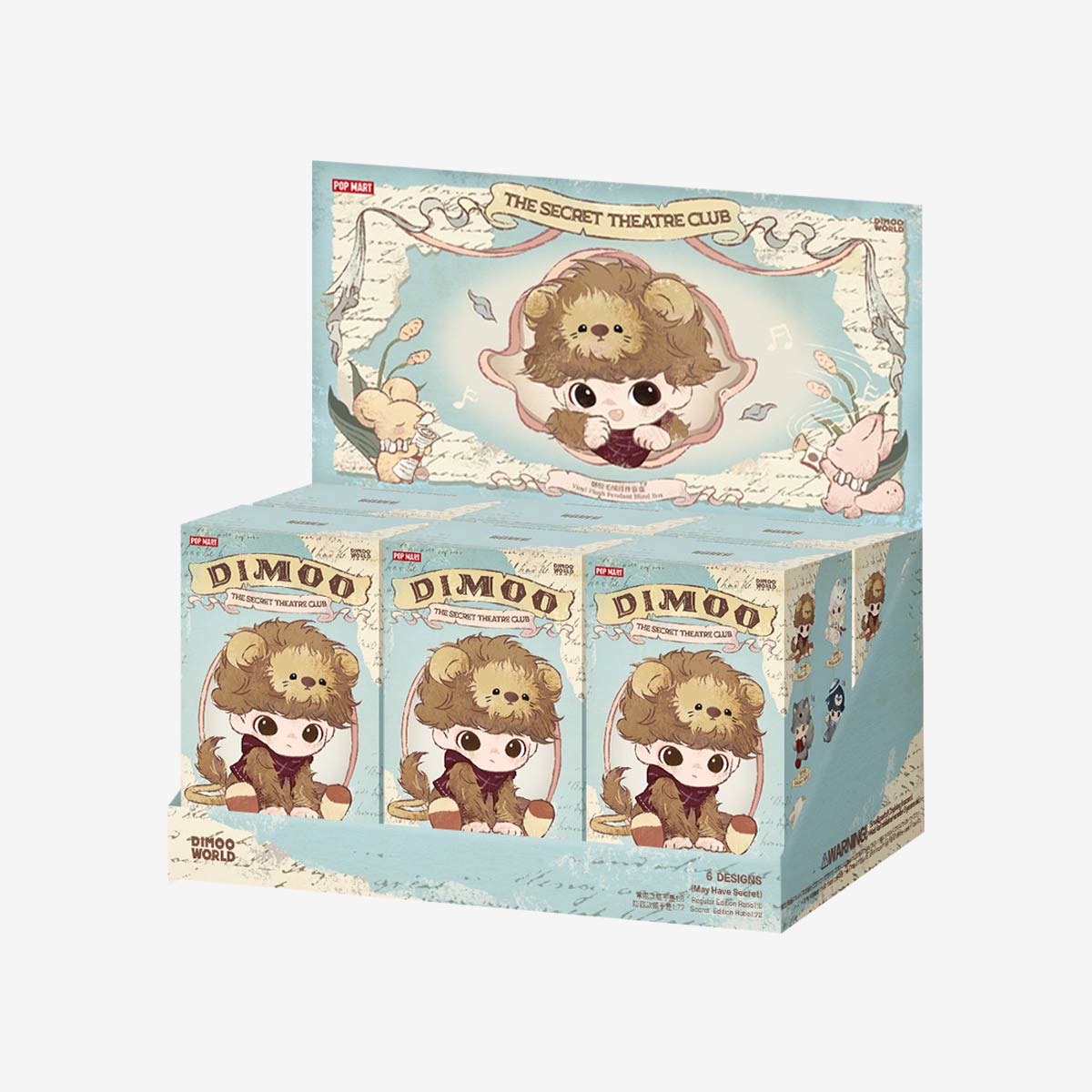 DIMOO The Secret Theatre Club Series - Vinyl Plush Pendant Blind