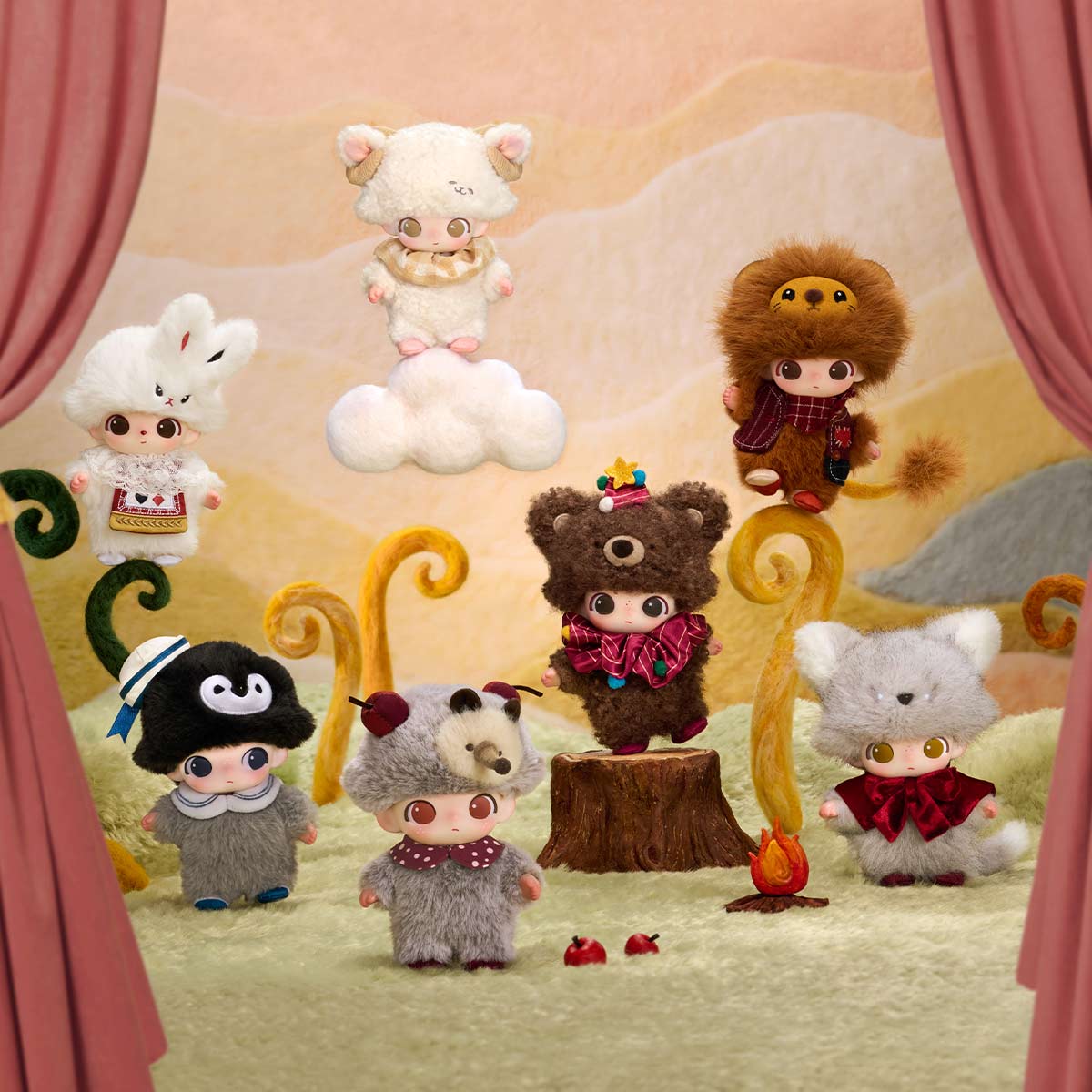 DIMOO The Secret Theatre Club Series - Vinyl Plush Pendant Blind