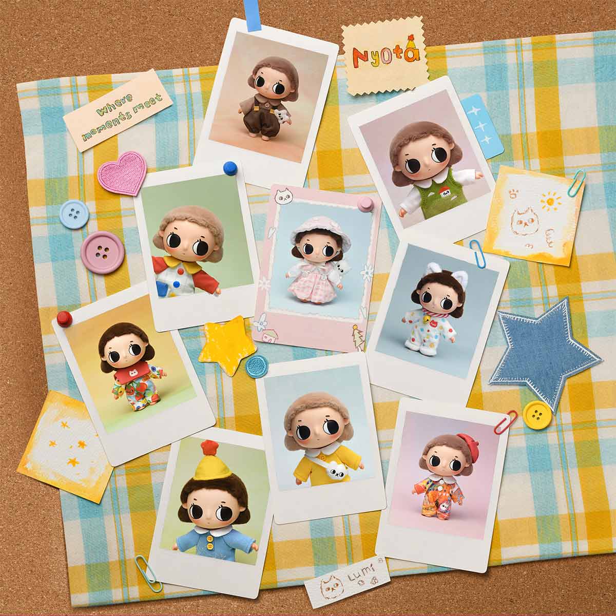 Nyota Where Moments Meet Series Plush Doll Blind Box