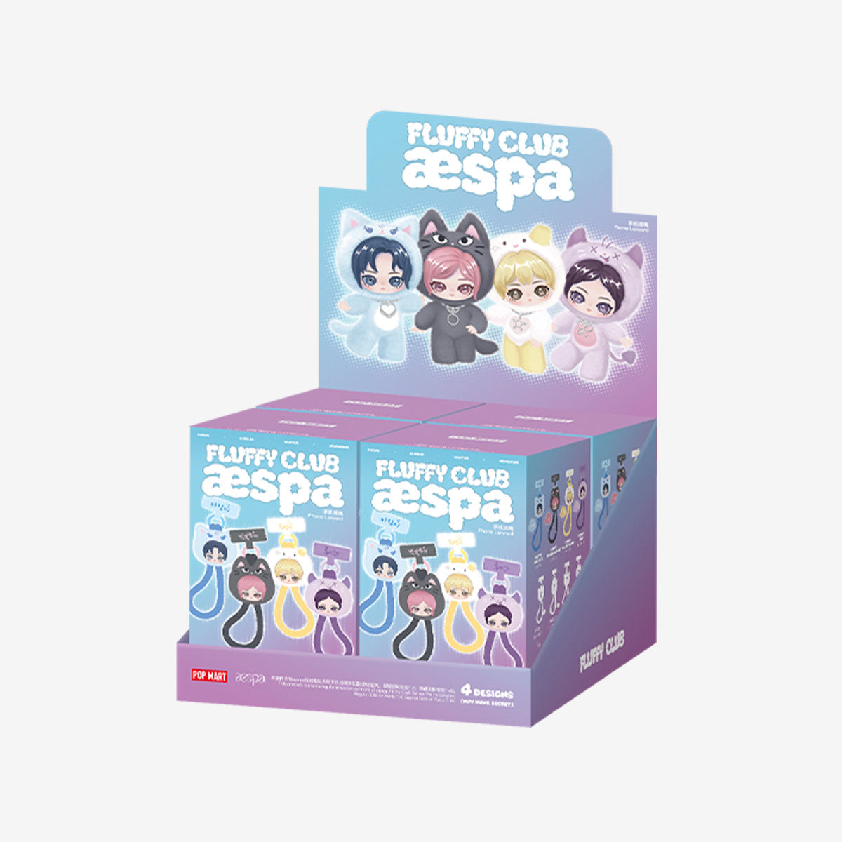 aespa Fluffy Club Series Phone Lanyard Blind Box – Toybeta