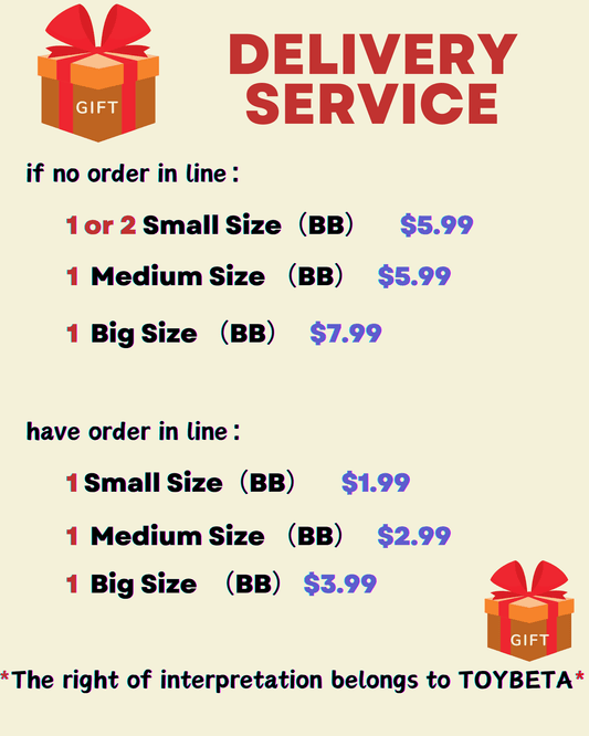 【Sale】Toybeta's gift delivery service-PLEASE ORDER SEPARATELY