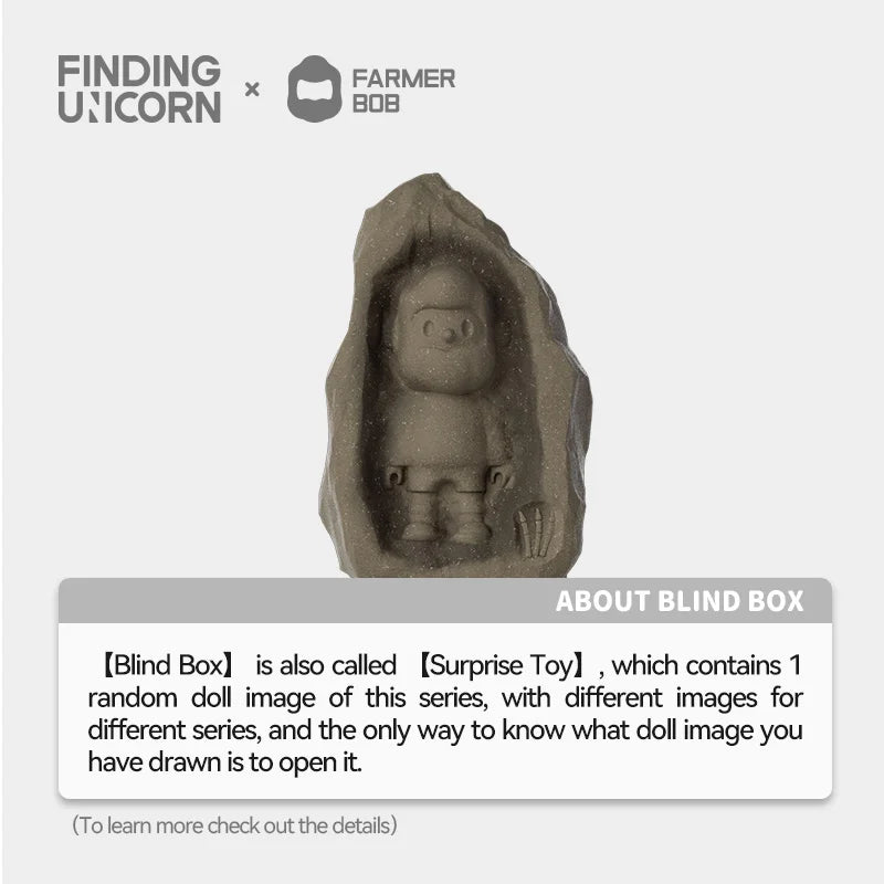 【TB & F.UN】Finding Unicorn FARMER BOB Fragile Forest Series Blind Box