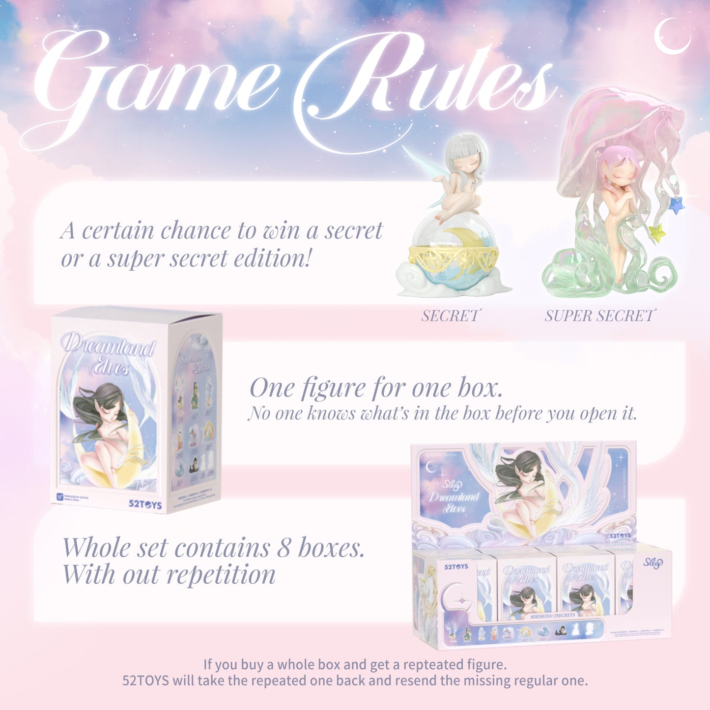 【52Toys】Sleep Dreamland Elves Series Blind Box