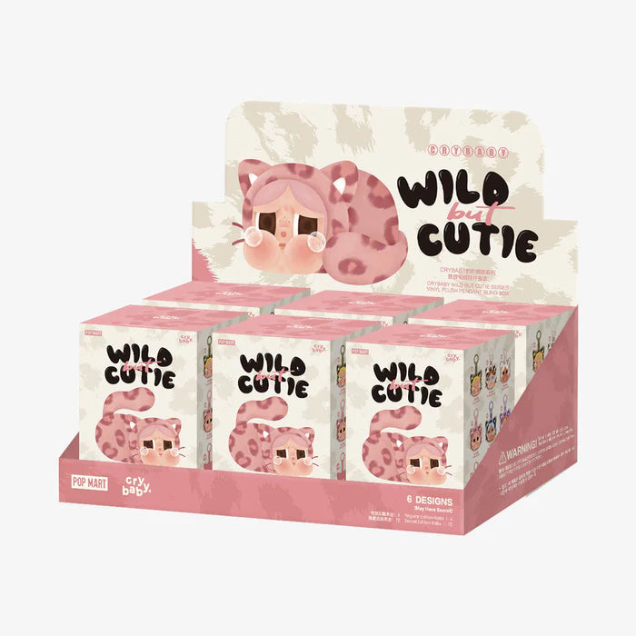 【Sale】CRYBABY Wild But Cutie Series - Vinyl Plush Pendant Blind Box