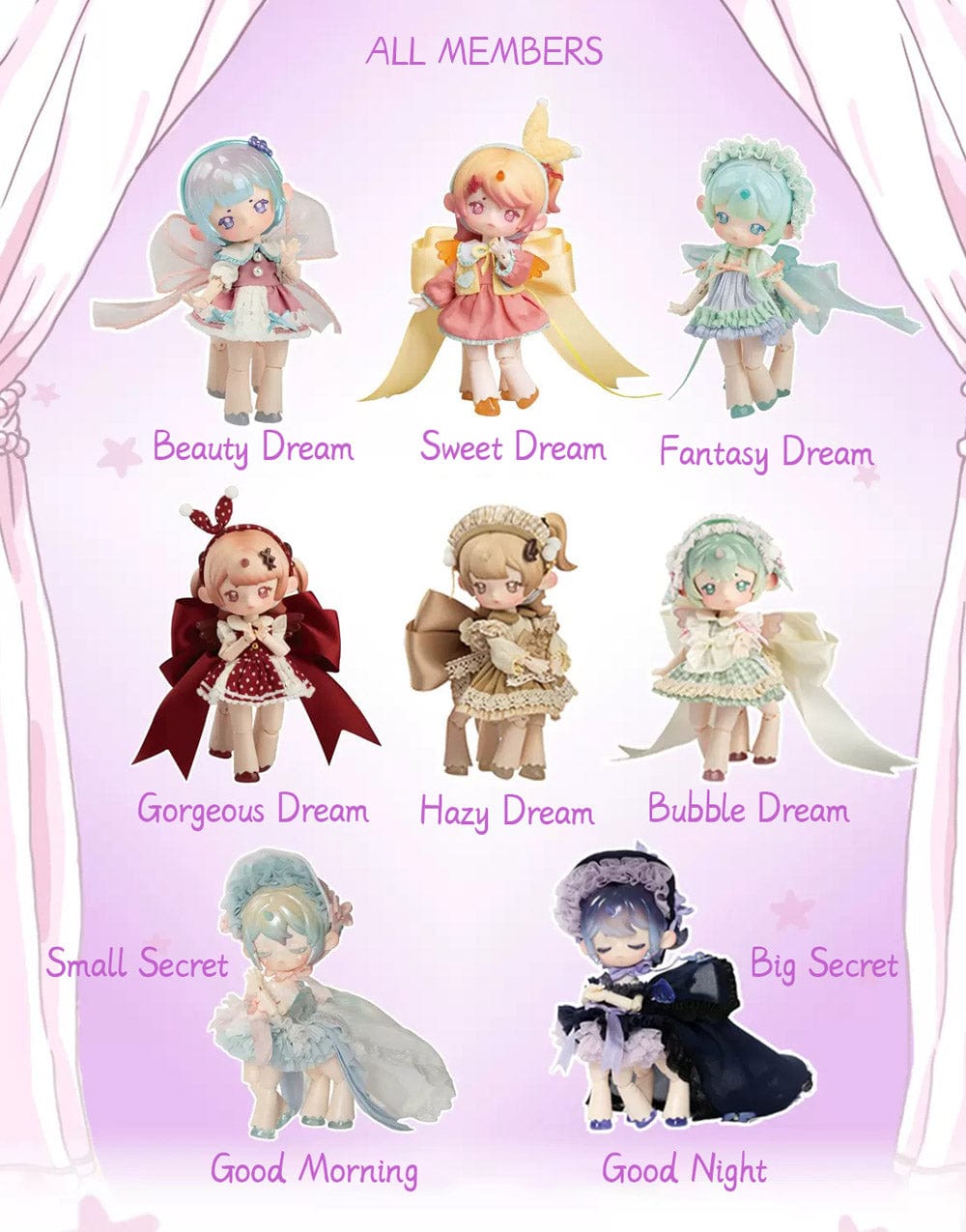 Antu Dreamlike Tea Party Series BJD Blind Box