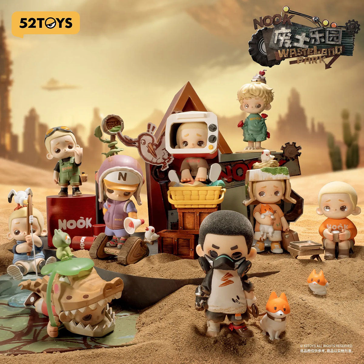 【52Toys】NOOK-V3 Wasteland Park Series Blind Box