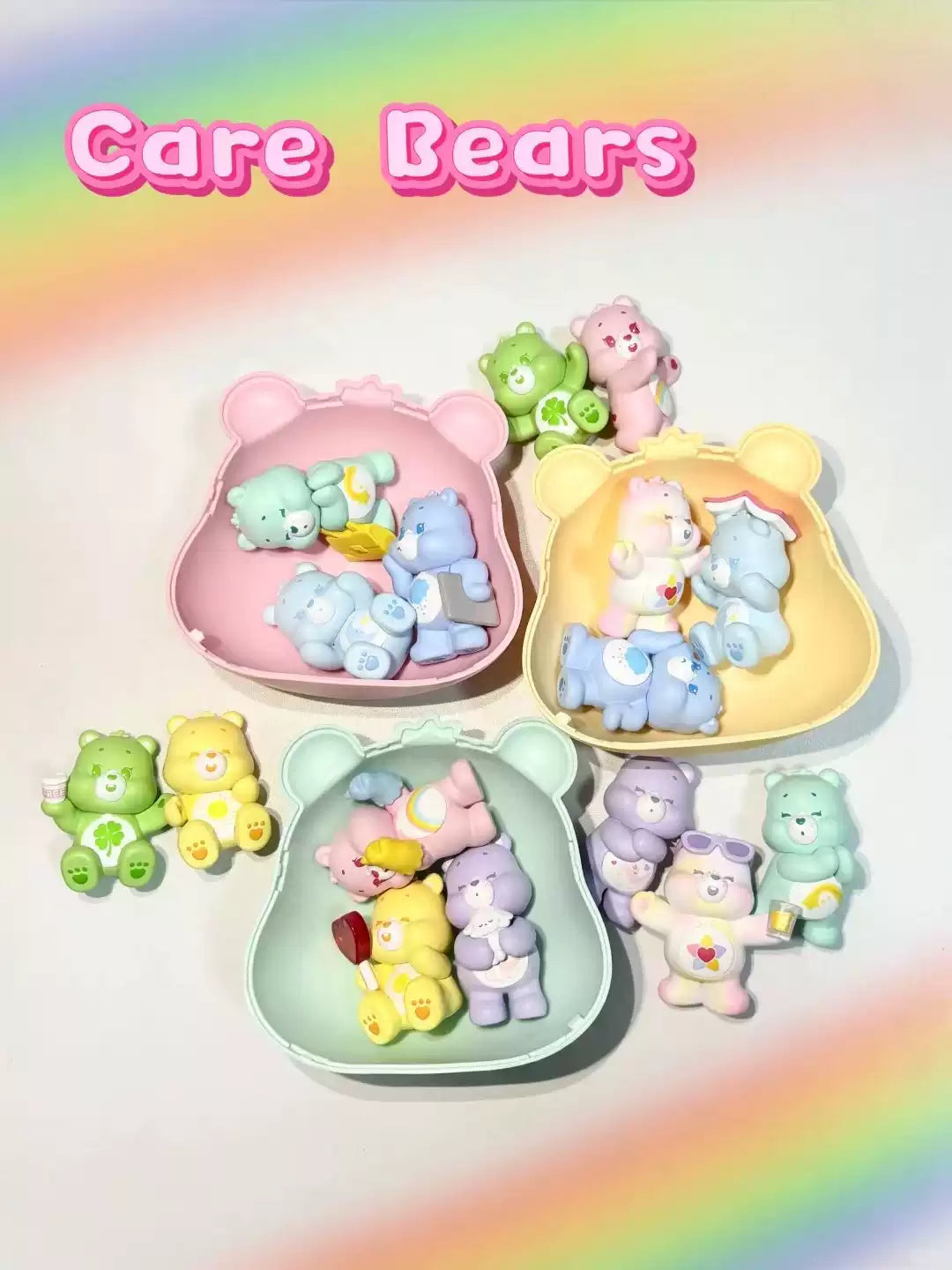 CARE BEARS Cubby Face Mini Bean Series Blind Box