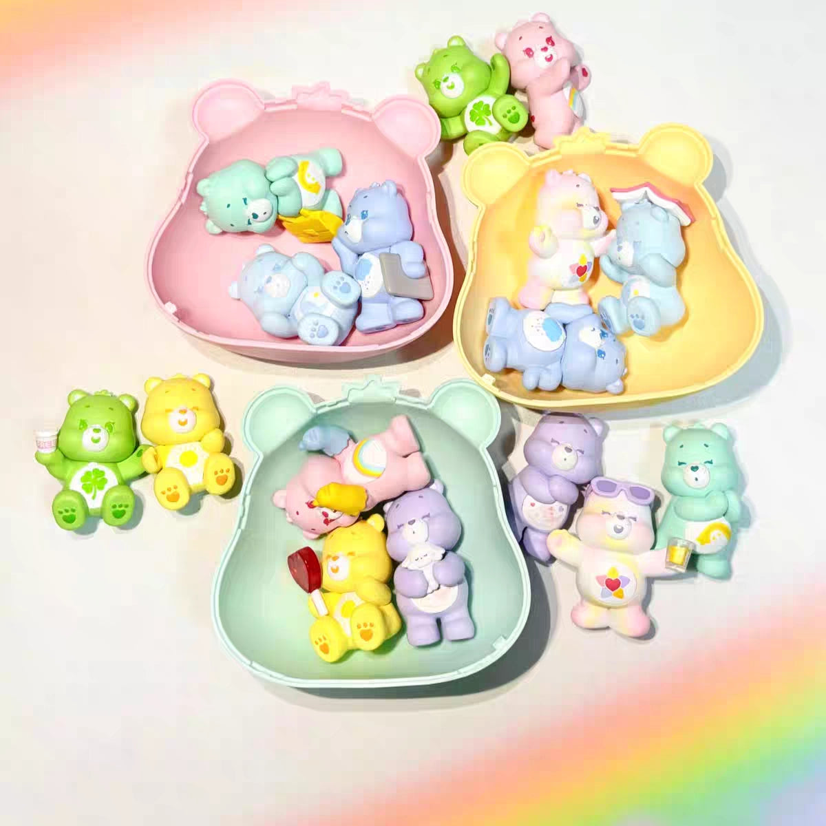 CARE BEARS Cubby Face Mini Bean Series Blind Box