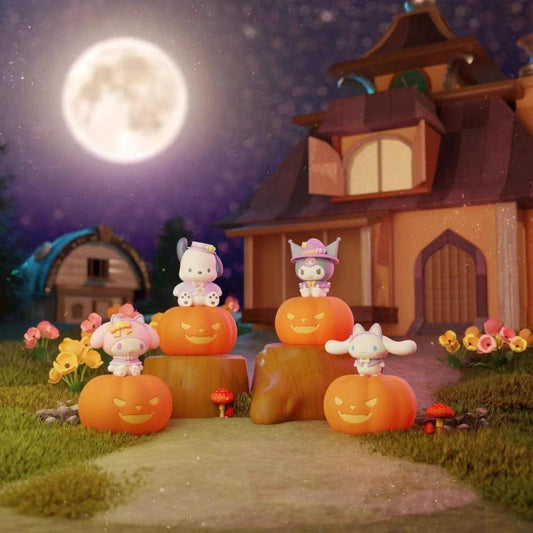 【Halloween】 Sanrio Pumpkin Night Light Series
