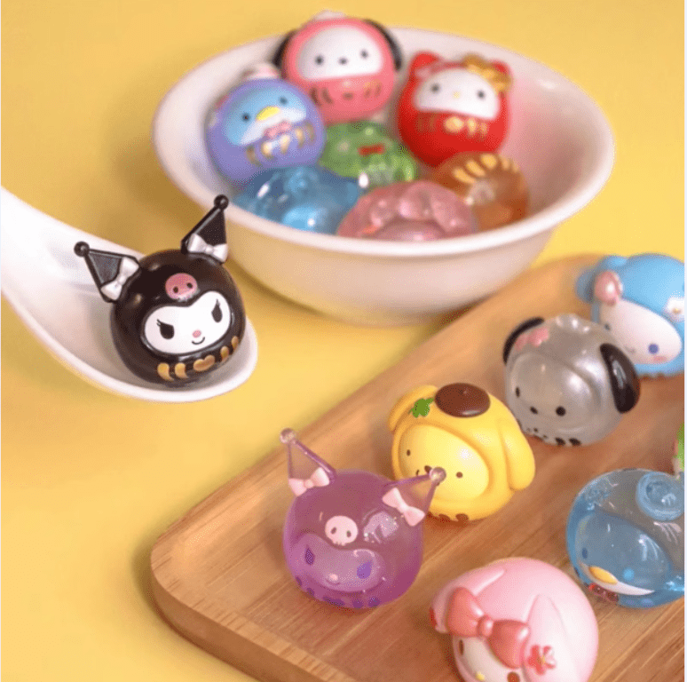 Sanrio Characters Mini Dharma Lucky Beans Series Blind Box