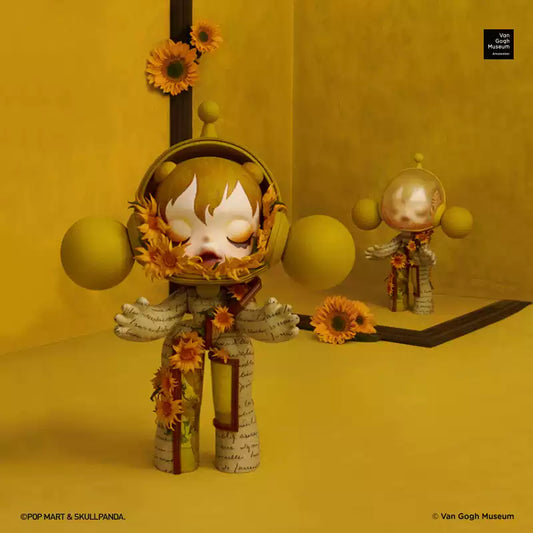 【Sale】MEGA a SKULLPANDA 400% Van Gogh Museum Sunflowers