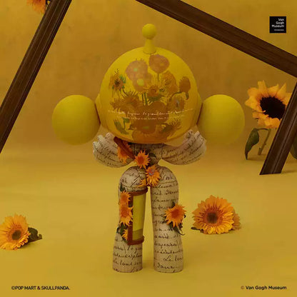 【Sale】MEGA a SKULLPANDA 400% Van Gogh Museum Sunflowers