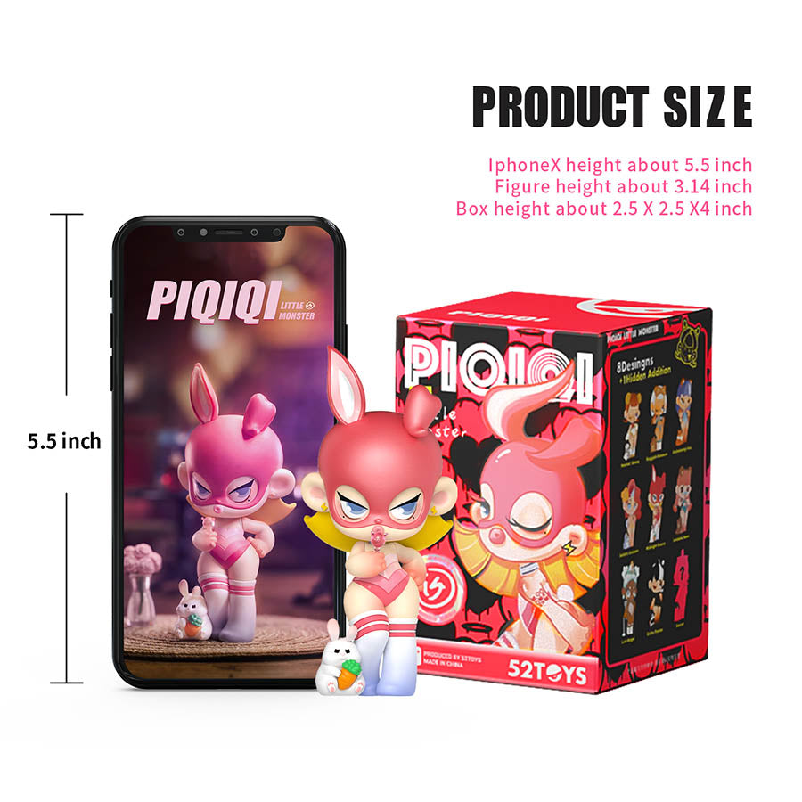 【52Toys】PIQIQI Little Monster Series Blind Box