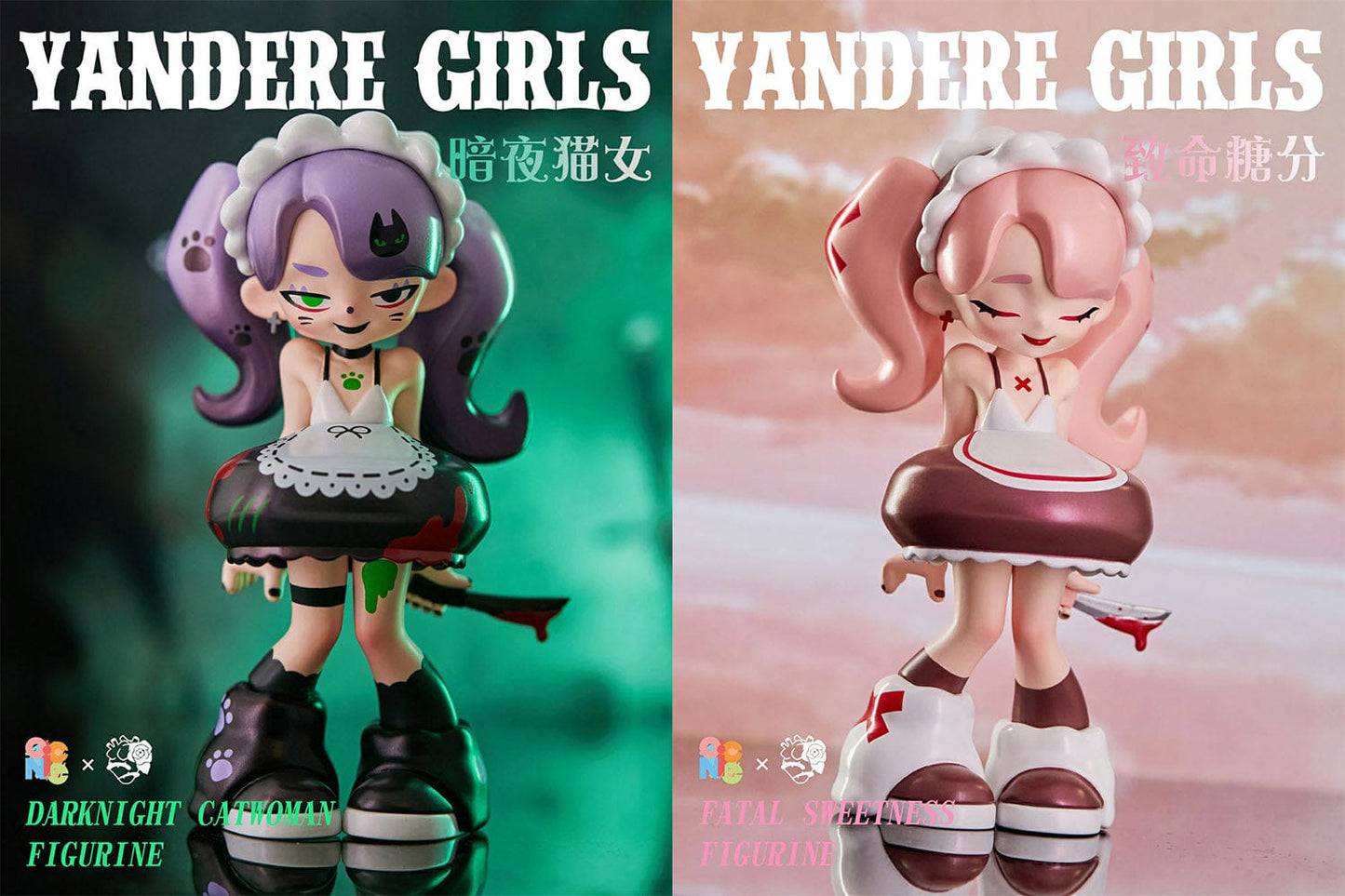 Yandere Girls Series Hanging Card Figurine