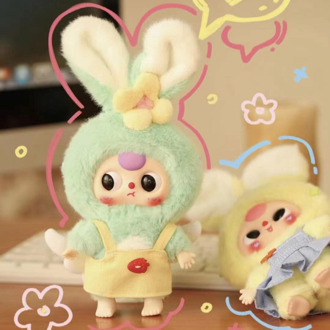 Baby Three Macaron Rabbit Series Plush Blind Box