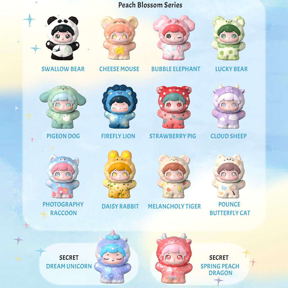 BaoBao's Pet Store Flora and Peach Blossom Series PLUS Bean Blind Box