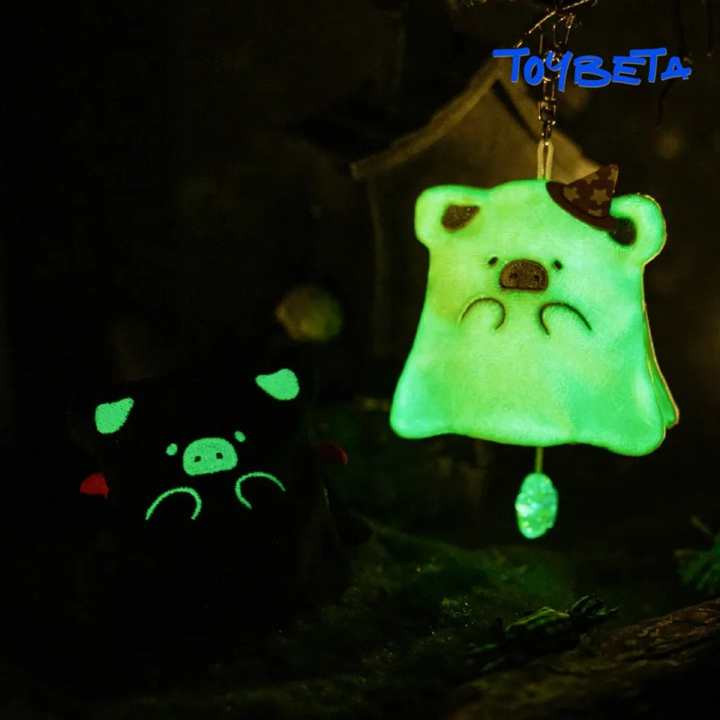 LuLu The Piggy Horror Story Series-Moody Boo Plush Keychain Blind Box【TOYZERO】