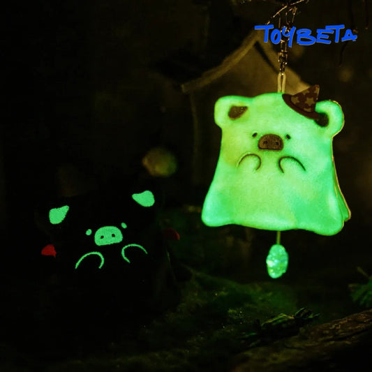 LuLu The Piggy Horror Story Series-Moody Boo Plush Keychain Blind Box【TOYZERO】