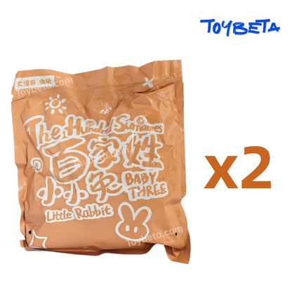 Baby Three-The Hundred Surnames Little Rabbit Series Plush Keychain Blind Box