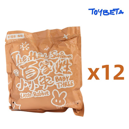 Baby Three-The Hundred Surnames Little Rabbit Series Plush Keychain Blind Box