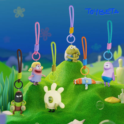 Little Citizens Of Bikini Bottom Series Keychain Blind Box （2PC）
