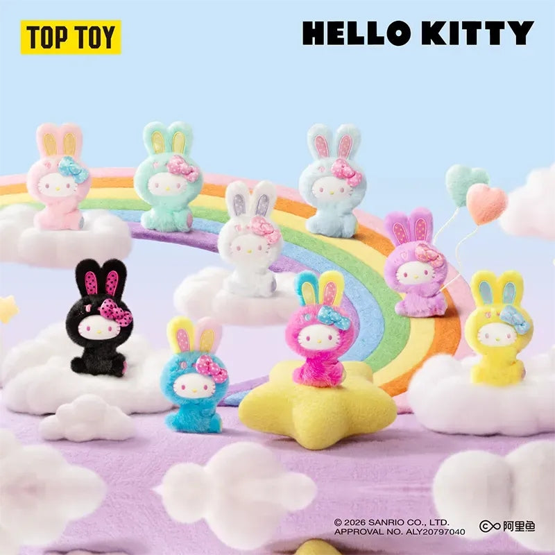 HK. Rainbow Bunny Series Plush Blind Box【TOP TOY】