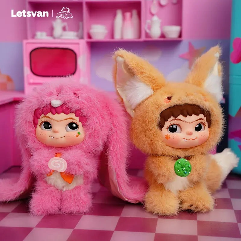 【Sale】Wakuku-Fox&Bunny,Trick Or Treat Series Plush Blind Box【Letsvan】