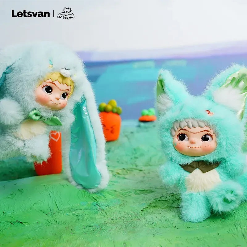 【Sale】Wakuku-Fox&Bunny,Trick Or Treat Series Plush Blind Box【Letsvan】