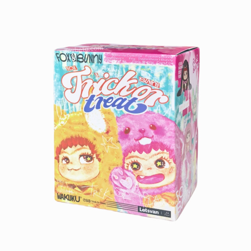 【Sale】Wakuku-Fox&Bunny,Trick Or Treat Series Plush Blind Box【Letsvan】