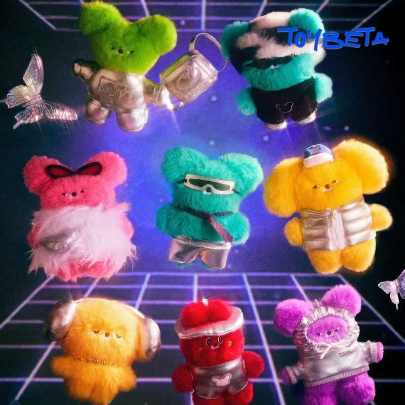 WASABI BEAR B3K VIBE Series Plush Keychain Blind Box【TOYZERO】