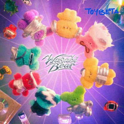 WASABI BEAR B3K VIBE Series Plush Keychain Blind Box【TOYZERO】
