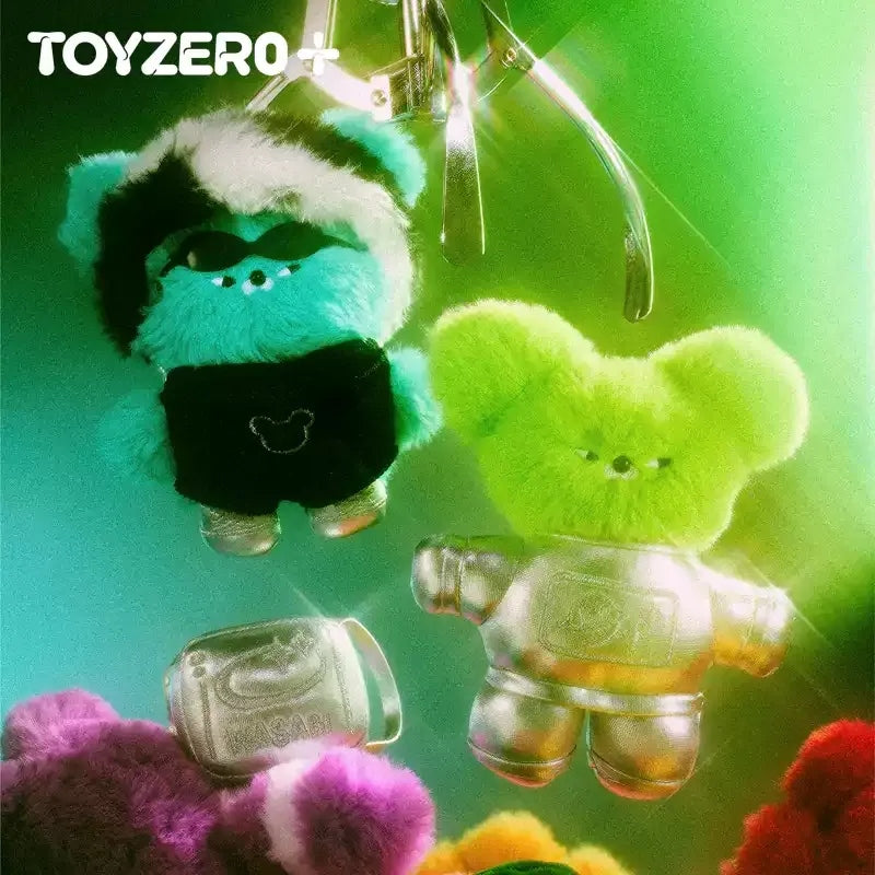 WASABI BEAR B3K VIBE Series Plush Keychain Blind Box【TOYZERO】