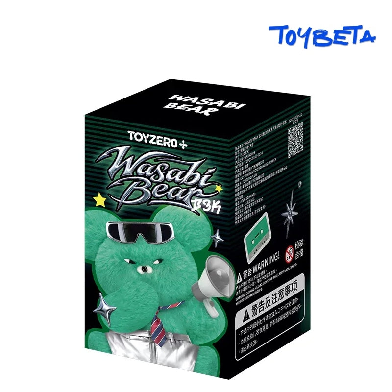 WASABI BEAR B3K VIBE Series Plush Keychain Blind Box【TOYZERO】