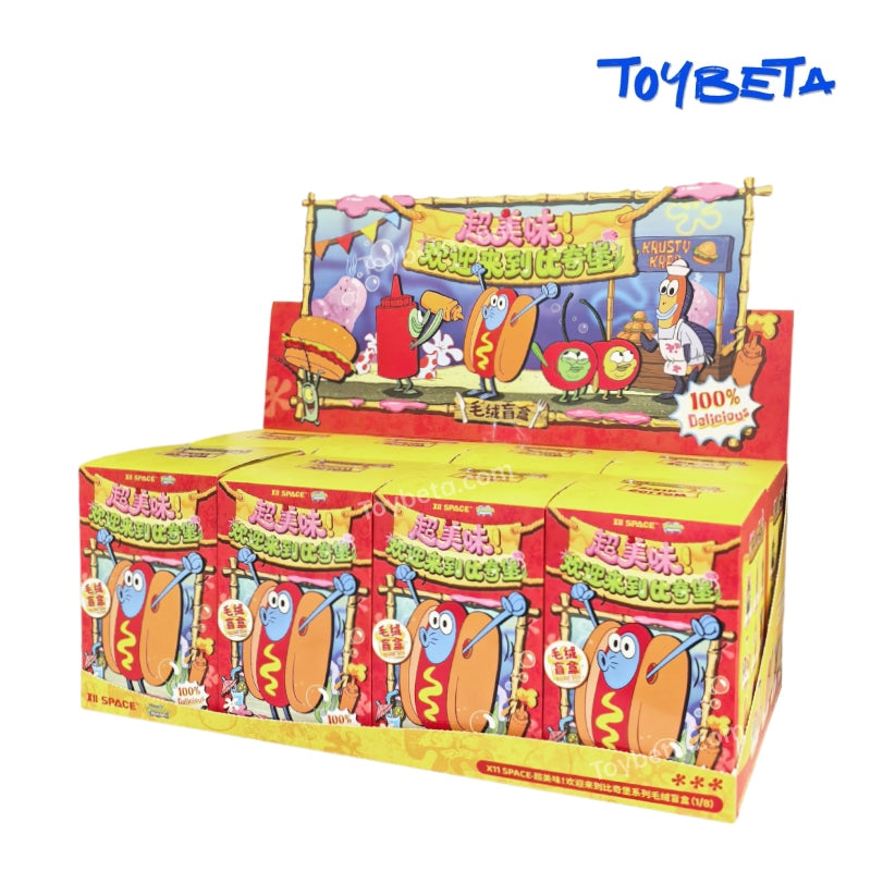 X11 SPACE-Super Tasty! Welcome To The Bikini Bottom Series Plush Blind Box